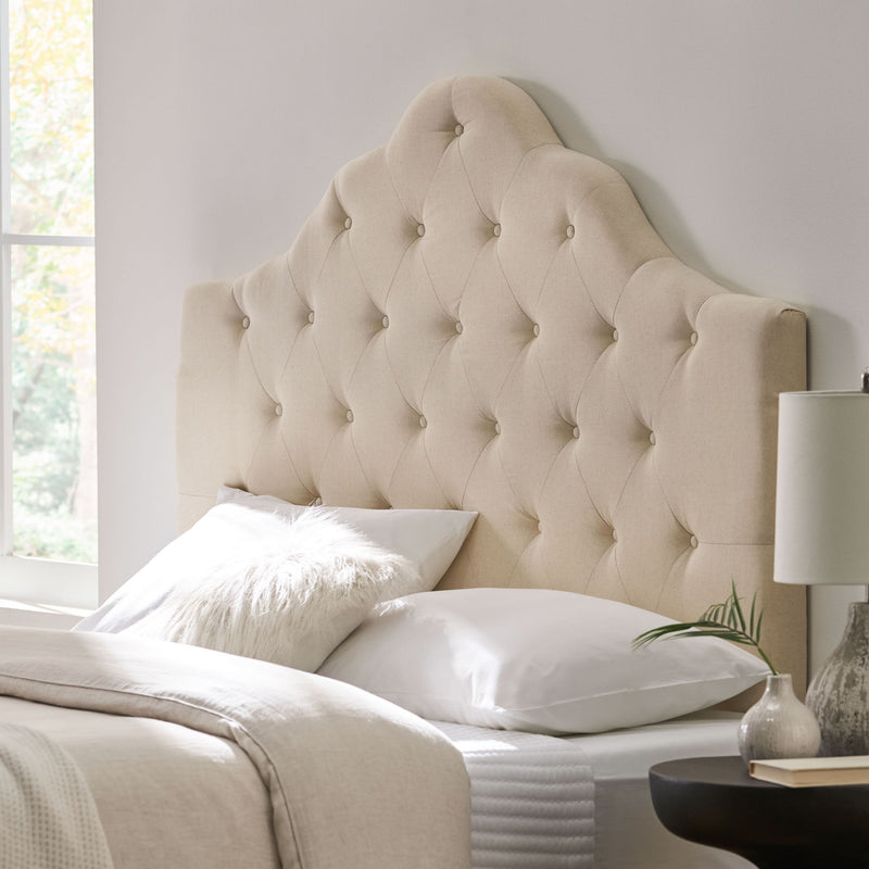 Mardi - Fabric Queen / Full Headboard - Beige