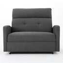 Alma - Contemporary Upholstered Loveseat Recliner