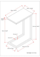Skyler - Handcrafted C Side Table