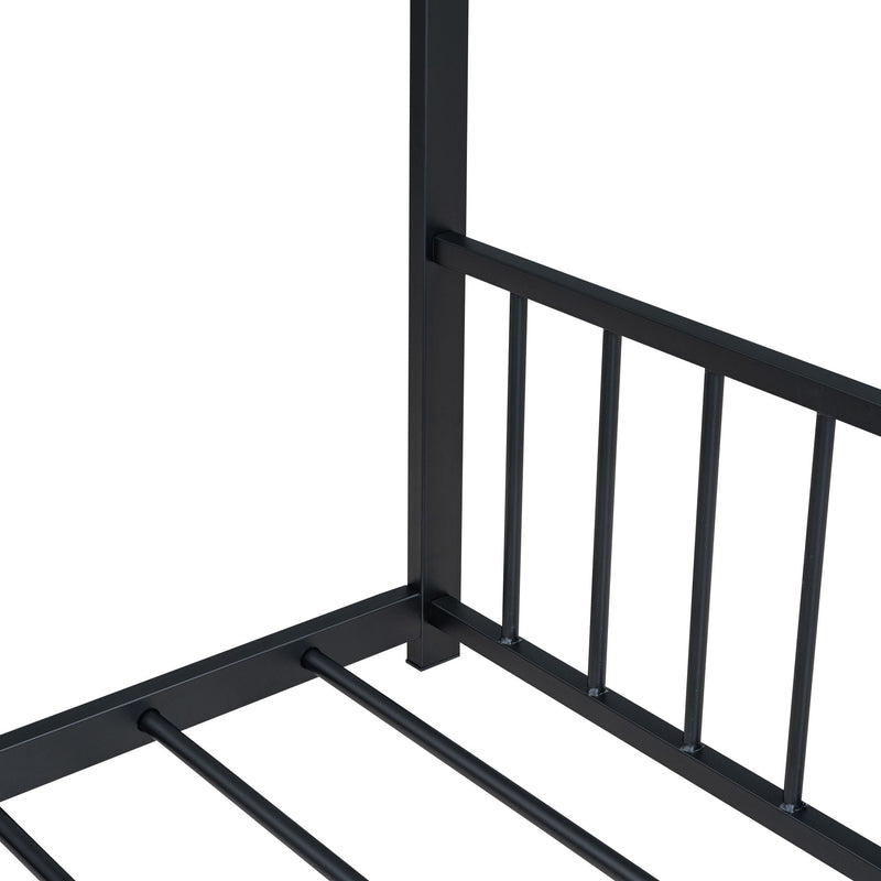 Metal House Bed