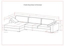 Charlie - Upholstered Deep Seater Sectional Sofa