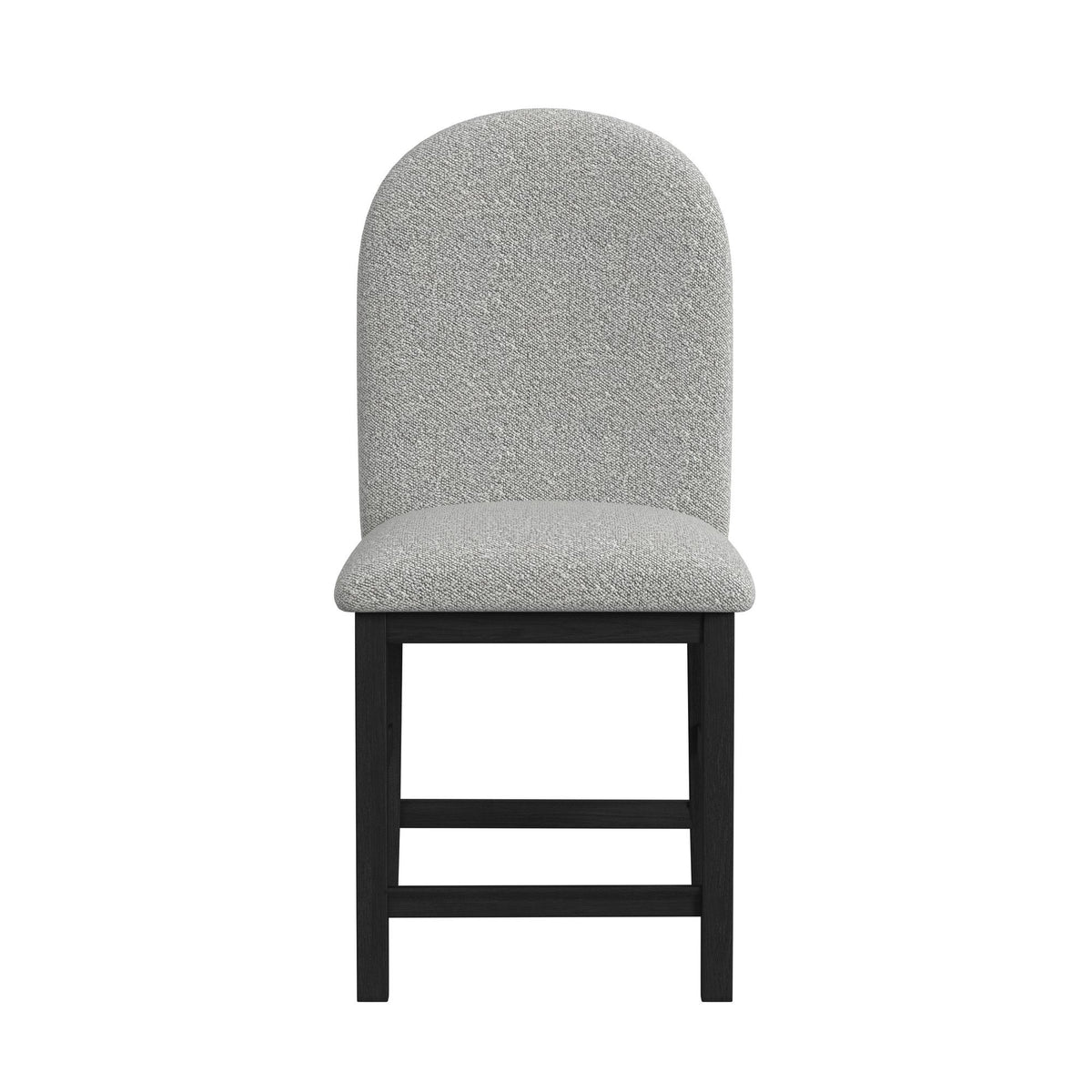 Portland Round Back Counter Stool (Set of 2) in Black / Gray by Elements International, view 5