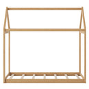 Wooden House Shaped Bed