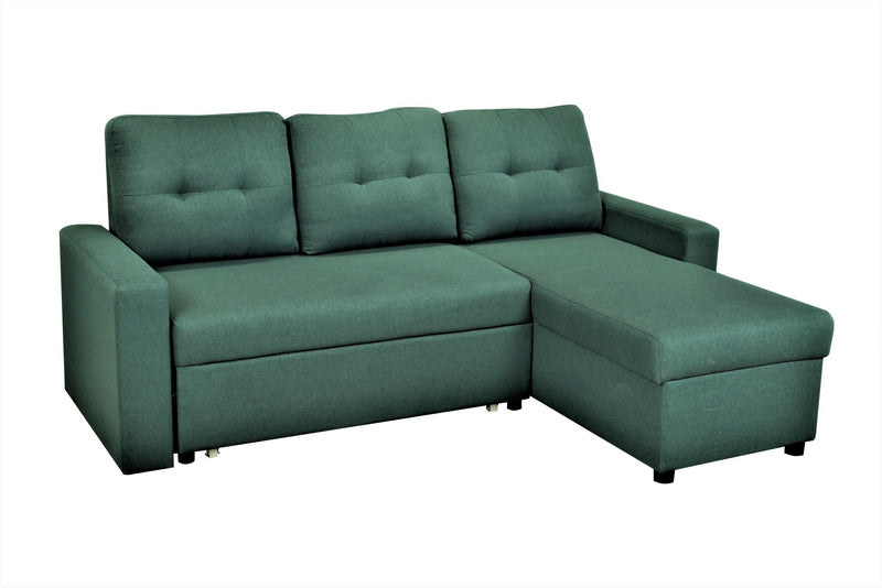 Convertible L Shaped Sectional Sleeper Sofa Bed, Saving Pull Out Couch