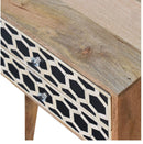 Inlay - Bone Inlay Drawer Nightstand