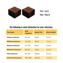 Interlocking Deck Tiles Checker Pattern, Square Acacia Hardwood Outdoor Flooring For Patio, Bancony, Pool Side