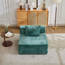 Convertible Floor Sofa Bed With Fixed Shape Frame For Living Room