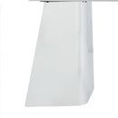 Modern Marble Patterned Dining Table With Stainless Steel Butterfly Legs