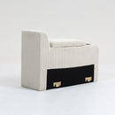 Modular Sofa Coffee Table With Storage Function, Cupholders, USB Ports