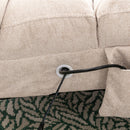 Massage Chaise Lounge Indoor With Remote Control, Ergonomic Electric Massage Lounger