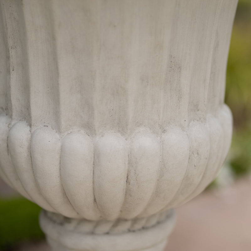 Classic Italian Urn Planter - Antique White
