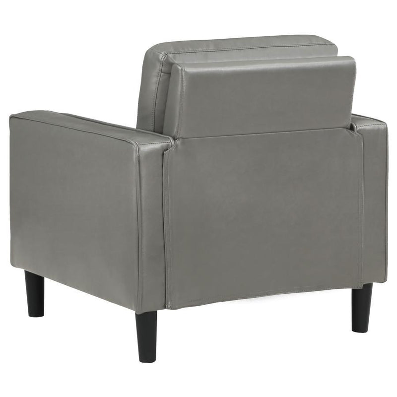 Ruth - Upholstered Track Arm Sofa Set