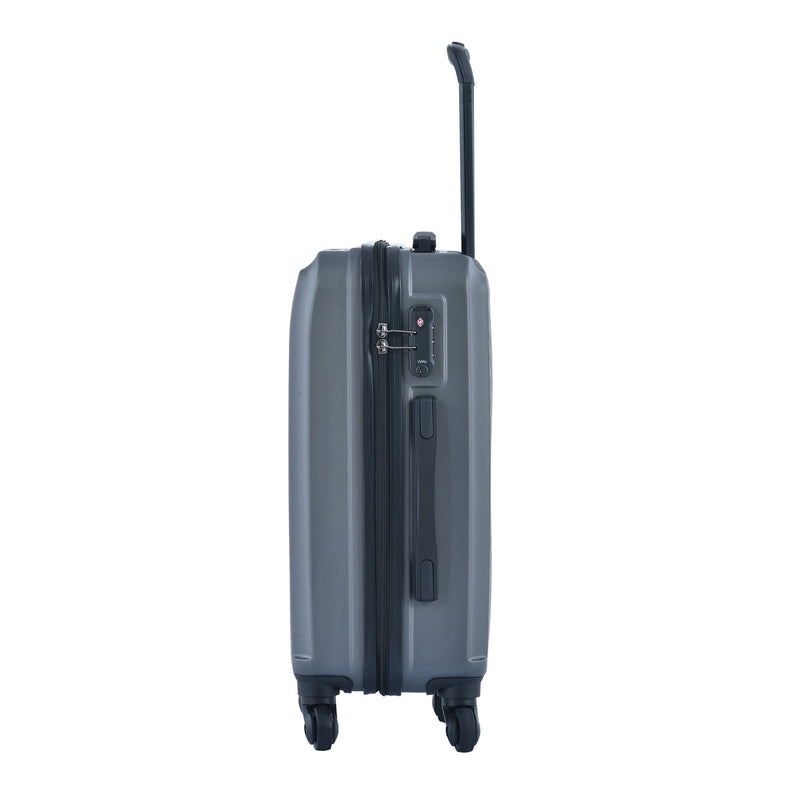 3 Piece Luggage Sets Lightweight Suitcase With Two Hooks, Spinner Wheels, Tsa Lock, Durable Hard Shell