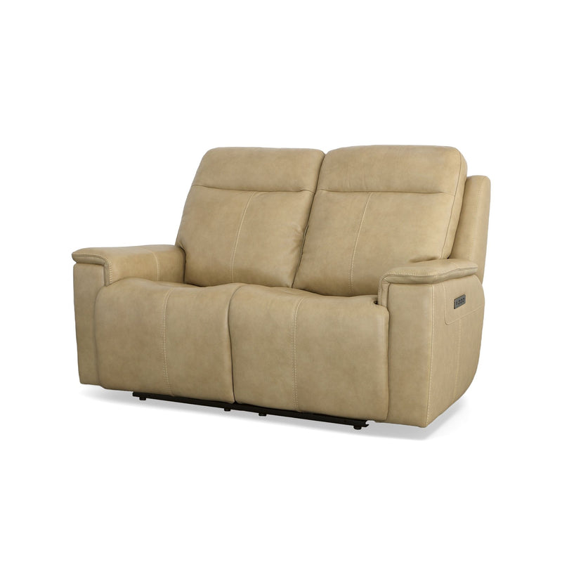 Odell - Power Reclining Loveseat With Power Headrests & Lumbar - Stone