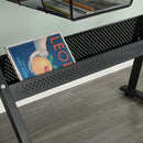 Adjustable Tempered Glass Drafting Printing Table With Chair