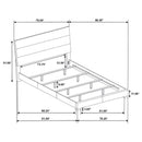 Felicity - Bedroom Set With LED Mirror