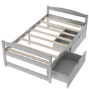 Platform Bed With 2 Drawers
