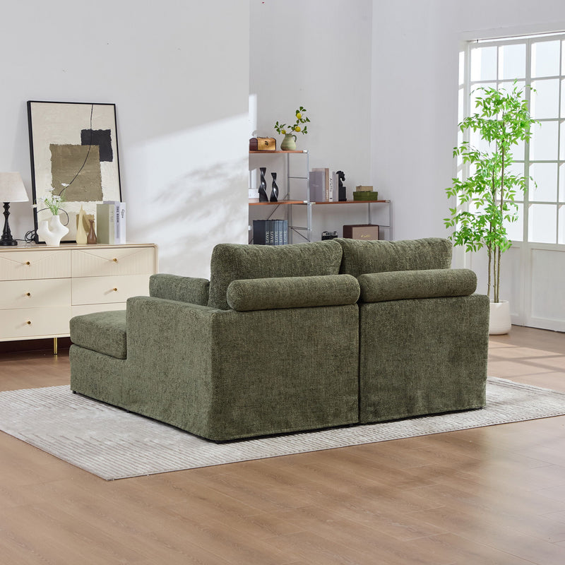 Modern Aesthetic Wide Sofa Bed