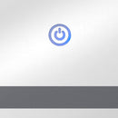 Rectangle Medicine Cabinet Mirror Bathroom Mirror With Storage Wall Mounted Medicine Mirror Cabinet With LED - Sliver