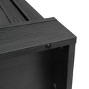 Fireplace TV Stand For Tvs Up To 65", Entertainment Center With 23" Electric Fireplace, Farmhouse TV Stand Industrial Media Console With Sliding Barn Door For Living Room - Dark Gray