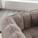 Soft Chenille Bean Bag Chair With High Resilient Foam