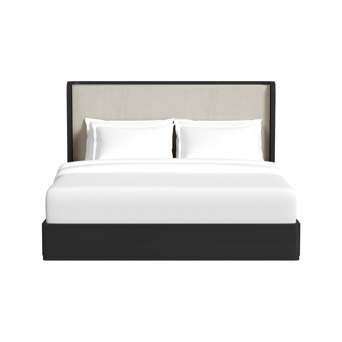 Rosalie Fabric Upholstered Bed in Black by Elements International, view 15