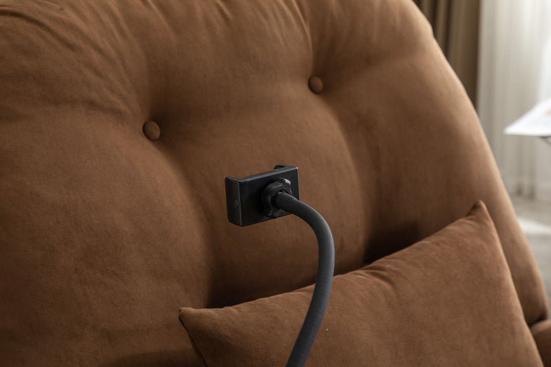 Power Recliner Swivel Glider USB Charger With Bluetooth Music Player, Sleep, Working, Game And Leisure