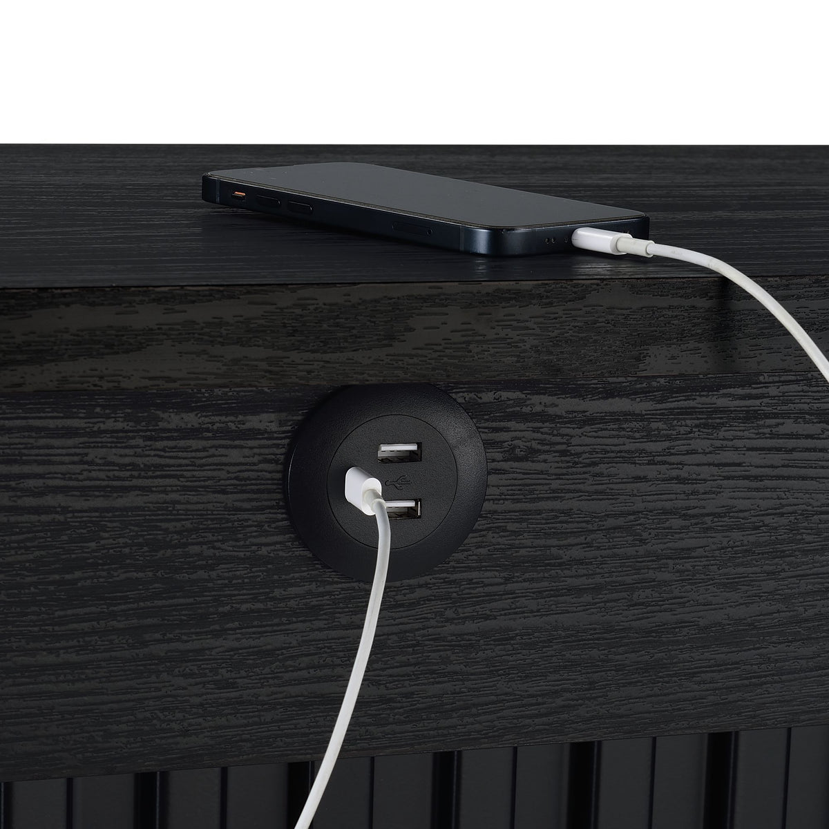 Leilani Bar Table in Black by Elements International, view 7