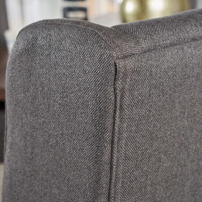 High Back Dining Chair With Wingback Design (Set of 2)