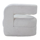 Yitua - Accent Chair - White Teddy Sherpa