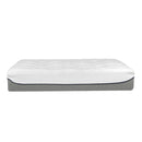 Ultra Plush 13" Gel Memory Foam Mattress For King Size Bed With Double Layered Jacquard Cover - Gray / White