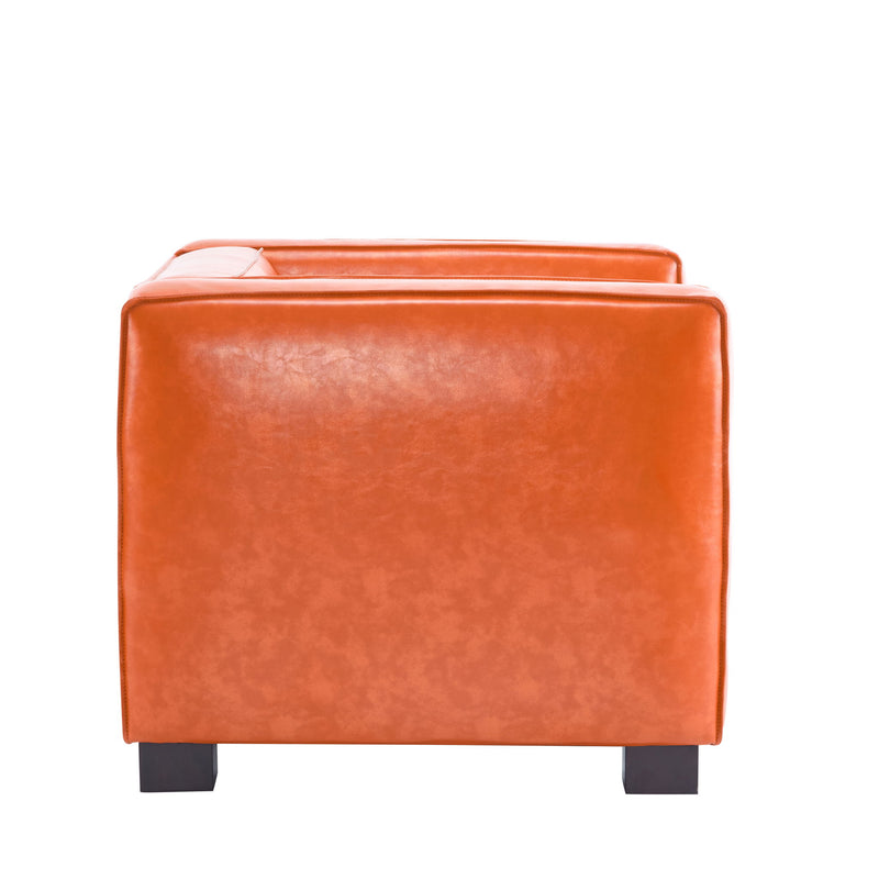 Vortexia - Club Chair With Tuxedo Design