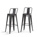 Rayne - Curved Back Metal Stool (Set of 2)