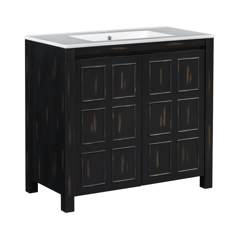 Bathroom Vanity Organizer With Sink, Combo Cabinet Set, Bathroom Storage Cabinet