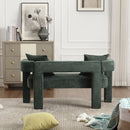 Modern Chenille Loveseat Sofa, Comfy Upholstered 2 Seater