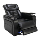 270 Degree Swivel Power Recliner With Tray Table, Phone Holder, Cup Holder, USB Port