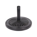 Resin Umbrella Base - Black Rock