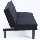 Versatile Corduroy Sofa Bed With Solid Wood Frame