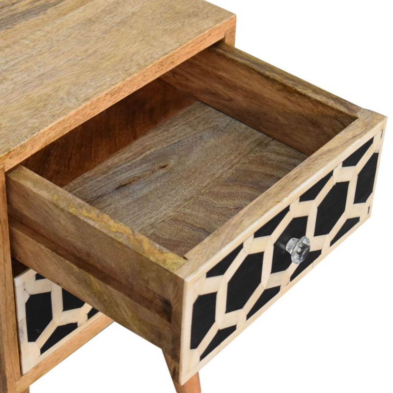 Inlay - Bone Inlay Drawer Nightstand
