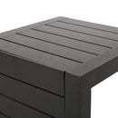 Aluminum Outdoor C - Shaped Side Table For Patio