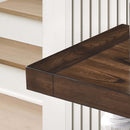 Farmhouse Retro Design Pedestal Sofa Tabe