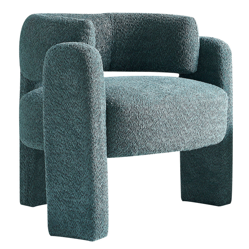 Boucle Upholstery Accent Chair