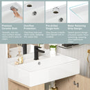 Bathroom Vanity, Combo Cabinet, Bathroom Storage Cabinet, Single Ceramic Sink