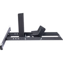 Heavy Duty Adjustable Motorcycle Stand / Wheel Chock 1800 Lb Capacity - Black