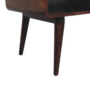 Solid Wood Curved Coffee Table