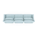 Elegant Sofa With Ergonomic Design And Lumbar Pillows
