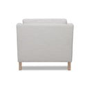 Chair With High Track Arms - Beige