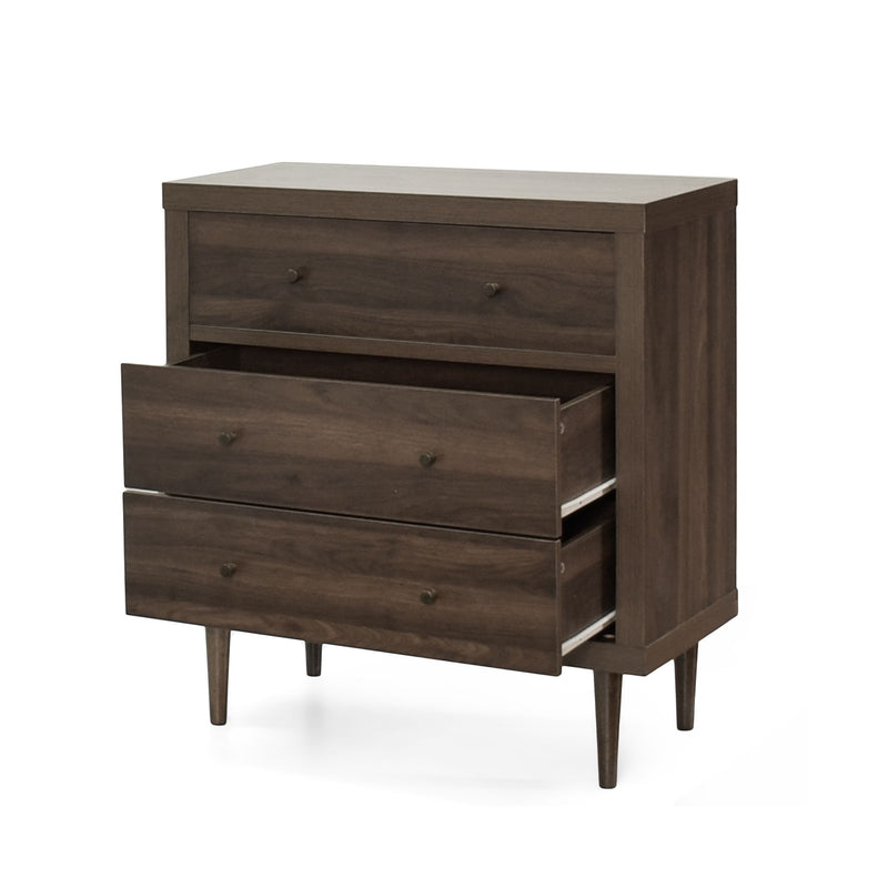 Nystrom - Mid Century Modern 3 Drawer Chest