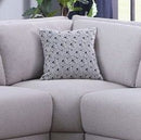 Penelope - Fabric Reversible Modular Sectional Sofa With Ottoman And Pillows