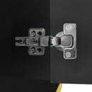 TV Stand For TVs Up To 80", Entertainment Center With 2 Shelves And LED Lights